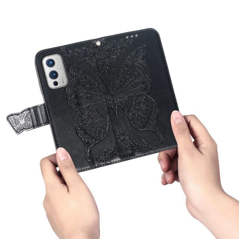 Etui Folio do OnePlus 9 Motyl Ulga