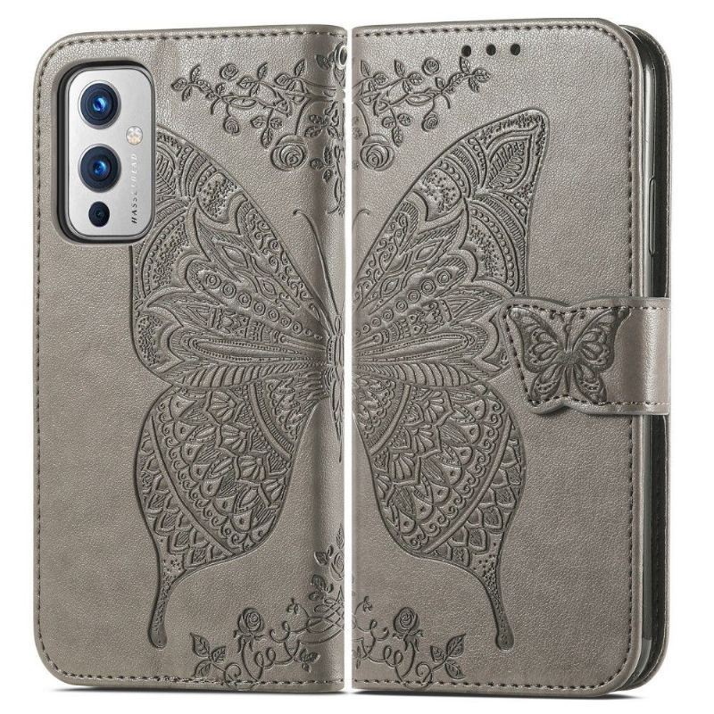 Etui Folio do OnePlus 9 Motyl Ulga