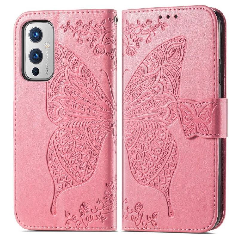 Etui Folio do OnePlus 9 Motyl Ulga