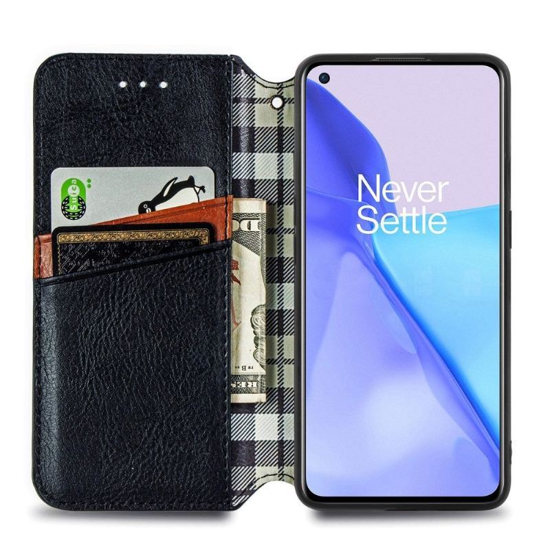 Etui Na Telefon Pokrowce do OnePlus 9 Biznes Kub Design Posiadacz Karty