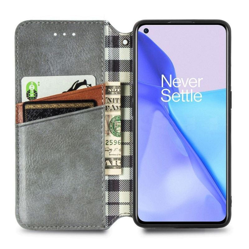 Etui Na Telefon Pokrowce do OnePlus 9 Biznes Kub Design Posiadacz Karty