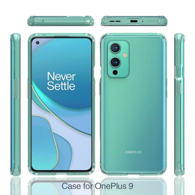 Futerały do OnePlus 9 Obrzeża Etui Ochronne Przezroczysta