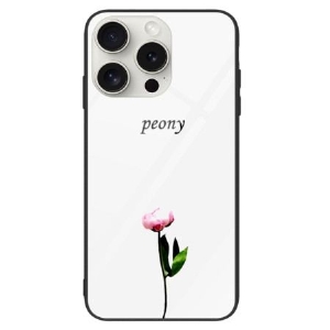 Etui Do iPhone 16 Pro Szkło Hartowane W Kolorze Piwonii