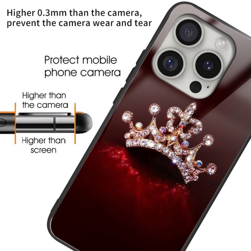 Etui Do iPhone 16 Pro Szkło Hartowane Z Koroną Diamentową