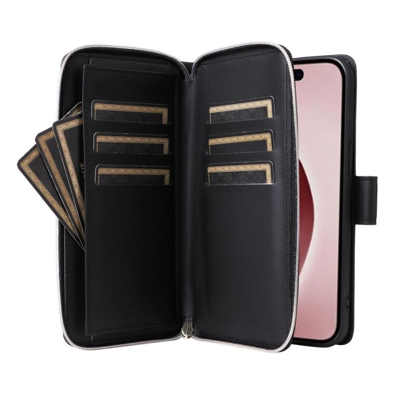 Etui Folio Do iPhone 16 Pro 9 Etui Na Karty I Smycz