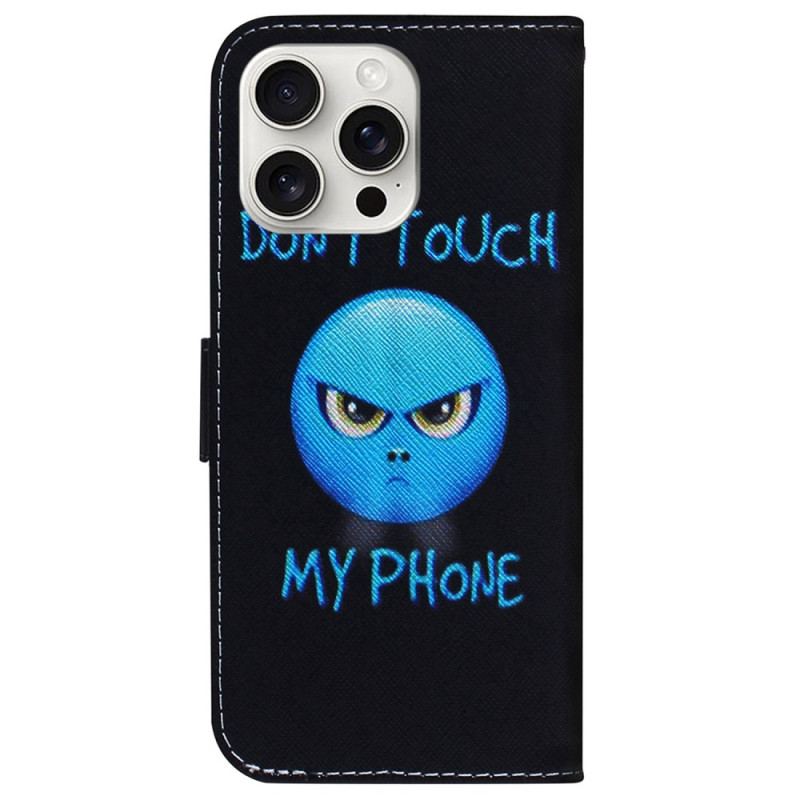 Etui Folio Do iPhone 16 Pro Emoji Telefonu