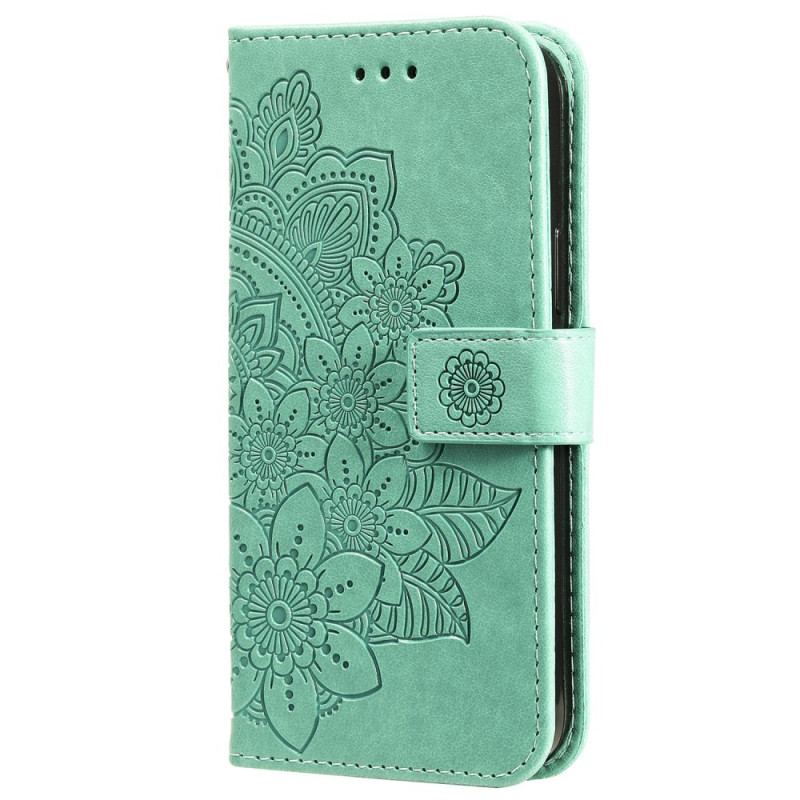 Etui Folio Do iPhone 16 Pro Nadruk Mandali Z Paskiem