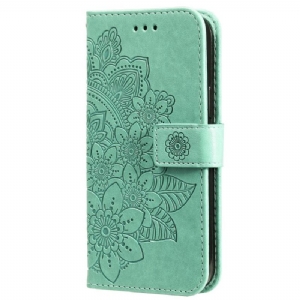 Etui Folio Do iPhone 16 Pro Nadruk Mandali Z Paskiem