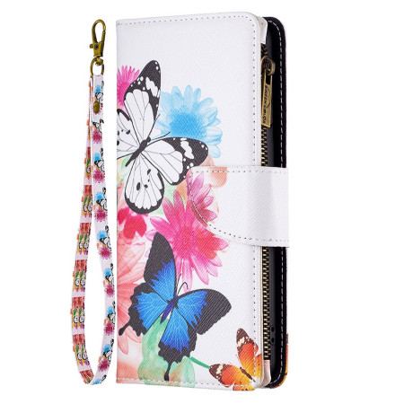 Etui Folio Do iPhone 16 Pro Portfel Z Dwoma Motylami