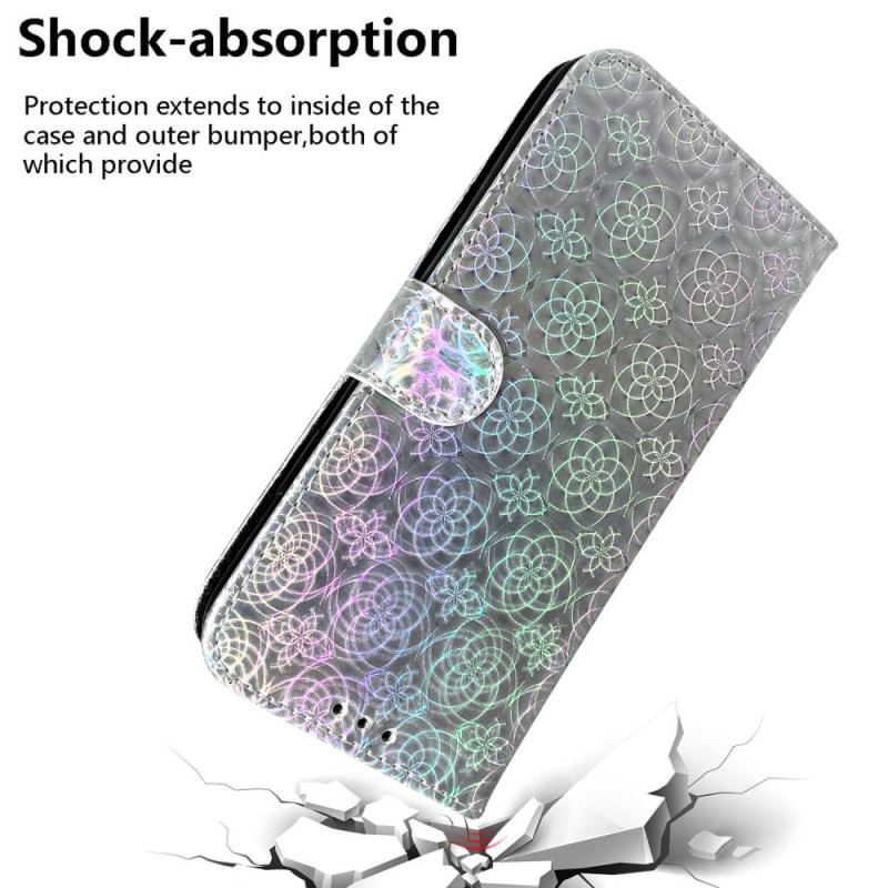 Etui Folio Do iPhone 16 Pro Styl Dyskotekowy