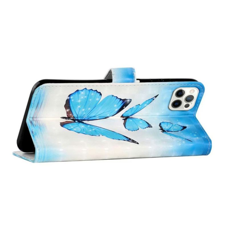 Etui Folio Do iPhone 16 Pro Trzy Motyle