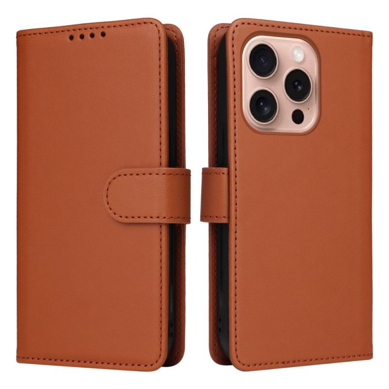 Etui Folio Do iPhone 16 Pro Zdejmowana Skorupa Betopnice