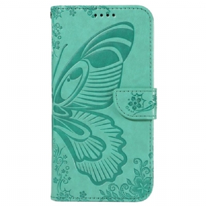 Etui Folio iPhone 16 Pro Graficzny Motyl