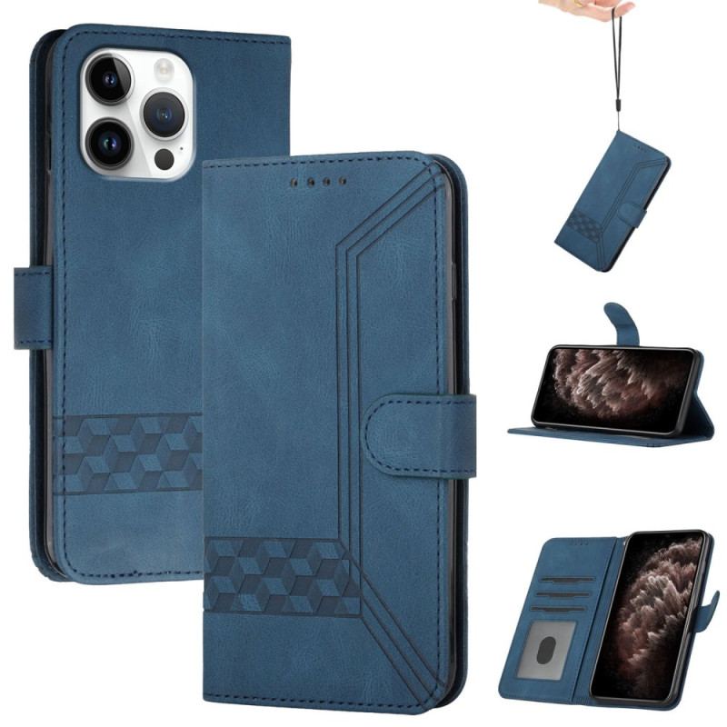 Etui Folio iPhone 16 Pro Linie Paska Etui Ochronne