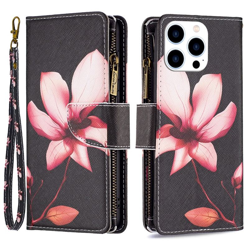 Etui Folio iPhone 16 Pro Portfel Lotosu