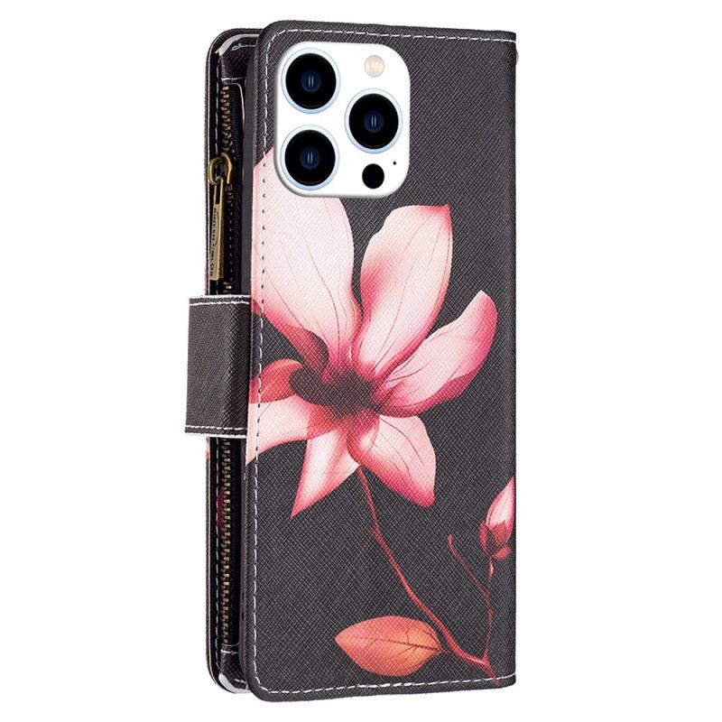 Etui Folio iPhone 16 Pro Portfel Lotosu