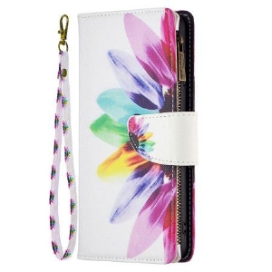 Etui Folio iPhone 16 Pro Portfel Z Akwarelowymi Kwiatami