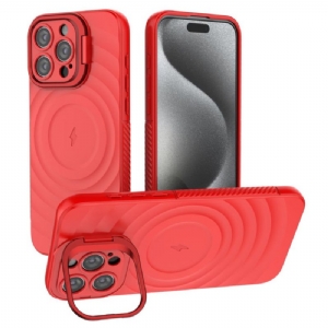 Etui iPhone 16 Pro Magnetyczna Falista Tekstura