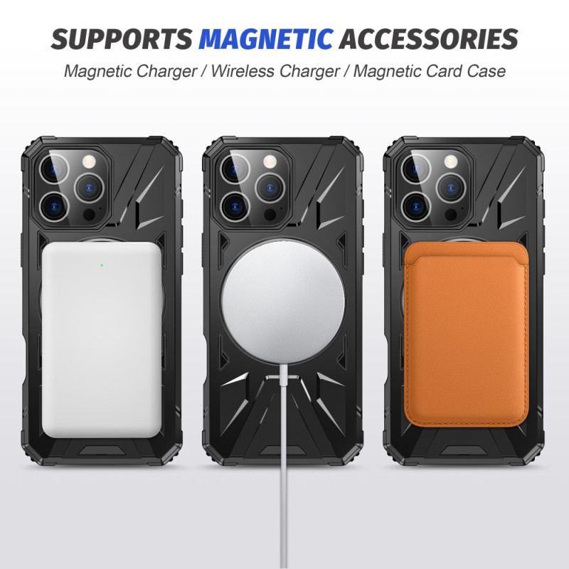 Etui iPhone 16 Pro Magnetyczny Uchwyt Pierścieniowy