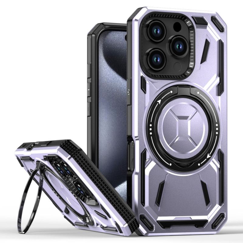 Etui iPhone 16 Pro Metalowy Uchwyt Magnetyczny