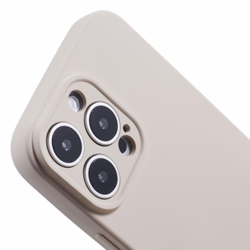 Etui iPhone 16 Pro Silikon Z Wyściółką Z Włókna