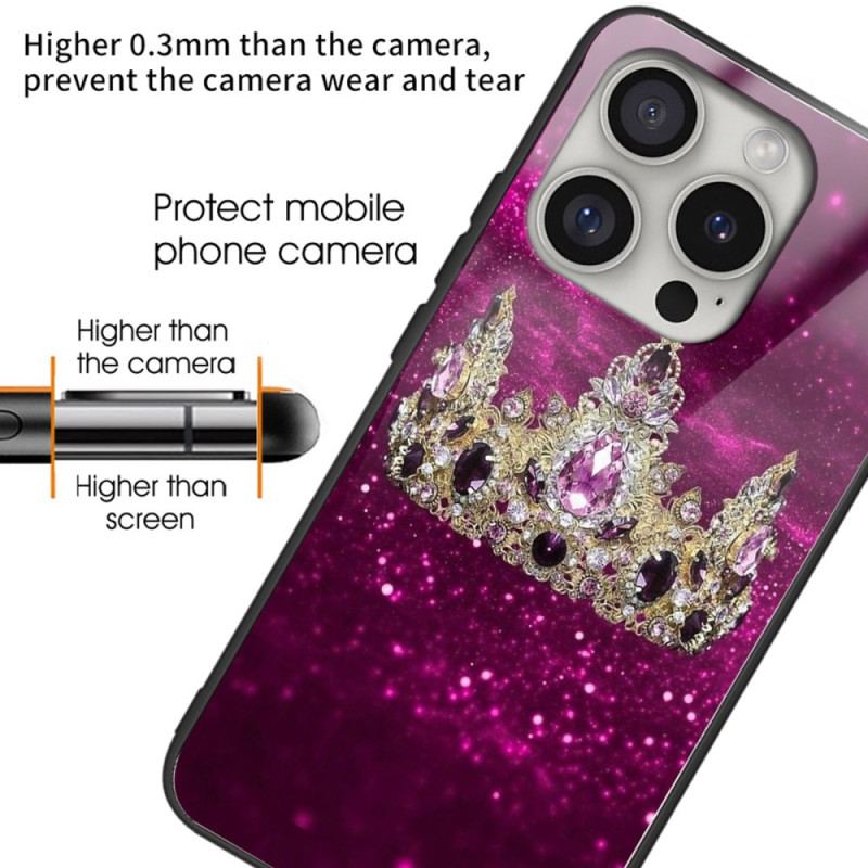 Etui iPhone 16 Pro Szkło Hartowane Royal Crown Etui Ochronne