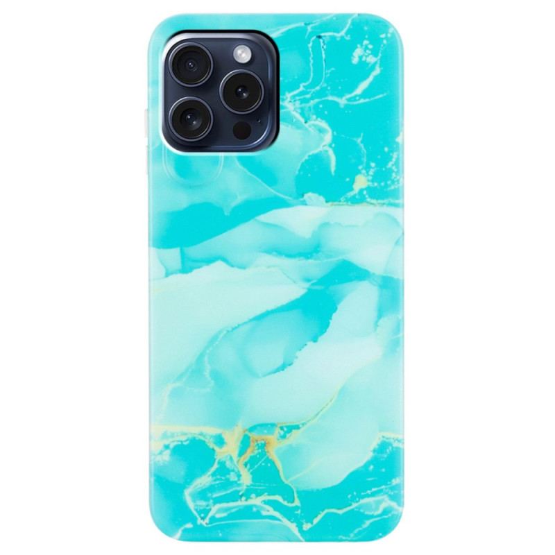 Etui iPhone 16 Pro Wzór Marmurkowy Etui Ochronne