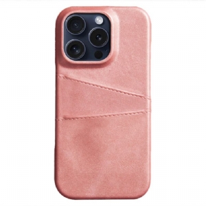 Futerały iPhone 16 Pro Etui Na Telefon Podwójne Etui Na Karty