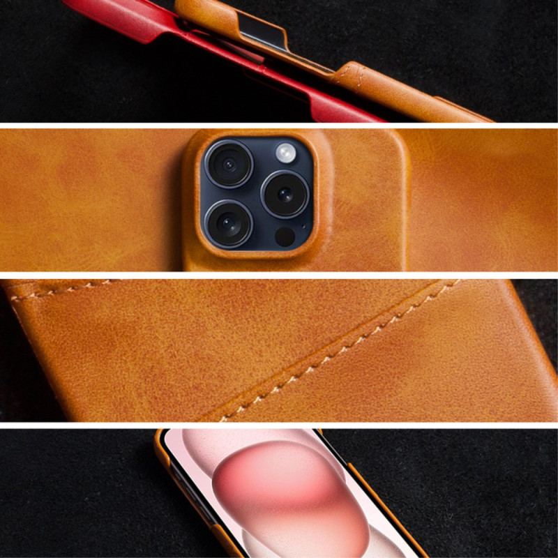 Futerały iPhone 16 Pro Etui Na Telefon Podwójne Etui Na Karty