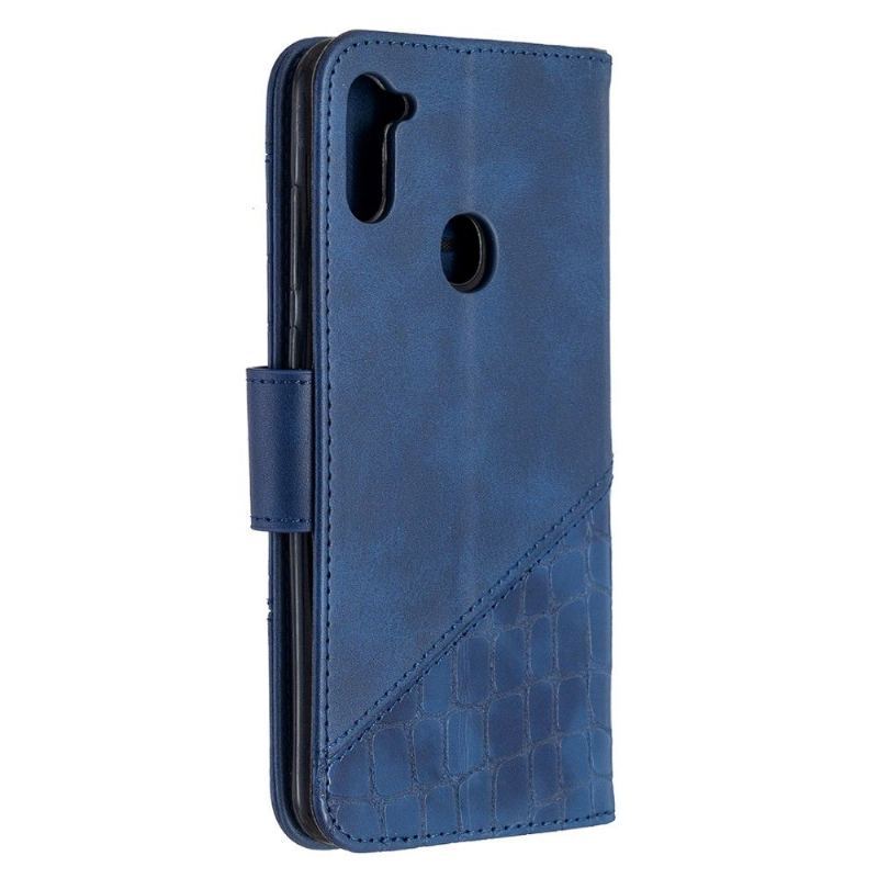 Etui Folio do Samsung Galaxy M11 Croc Aspect Efekt Skóry