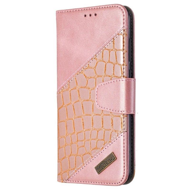 Etui Folio do Samsung Galaxy M11 Croc Aspect Efekt Skóry