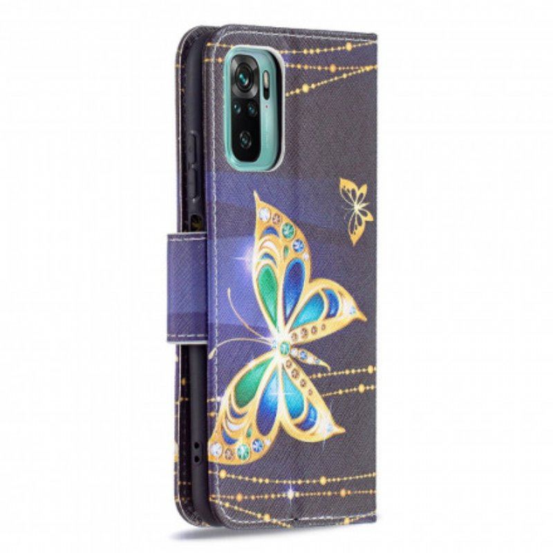 Etui Folio do Poco M5s Magiczny Motyl