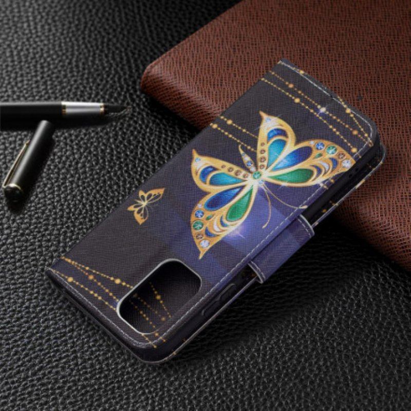 Etui Folio do Poco M5s Magiczny Motyl