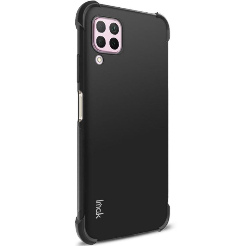 Etui do Huawei P40 Lite Anti-fall Class Protect — Czarny Metal