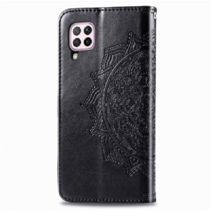 Etui Folio do Huawei P40 Lite Classic Mandala Sun Posiadacz Karty