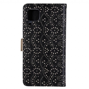 Etui Folio do Huawei P40 Lite Obrzeża Koronkowa Romantyka