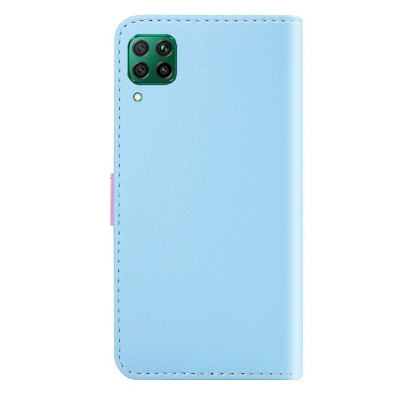 Skórzany Futerał do Huawei P40 Lite Anti-fall Tricolore Couture