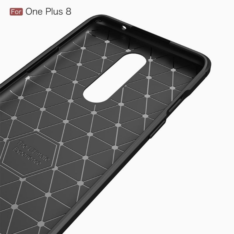 Etui do OnePlus 8 Janice In Carbon Brushed Gel