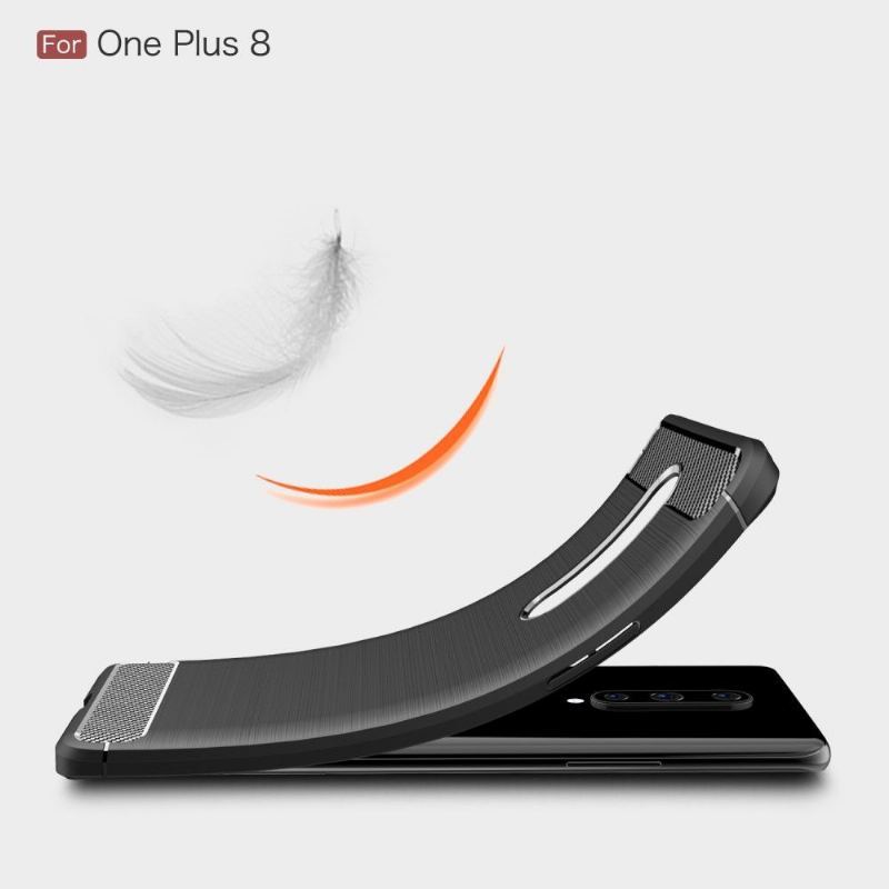 Etui do OnePlus 8 Janice In Carbon Brushed Gel