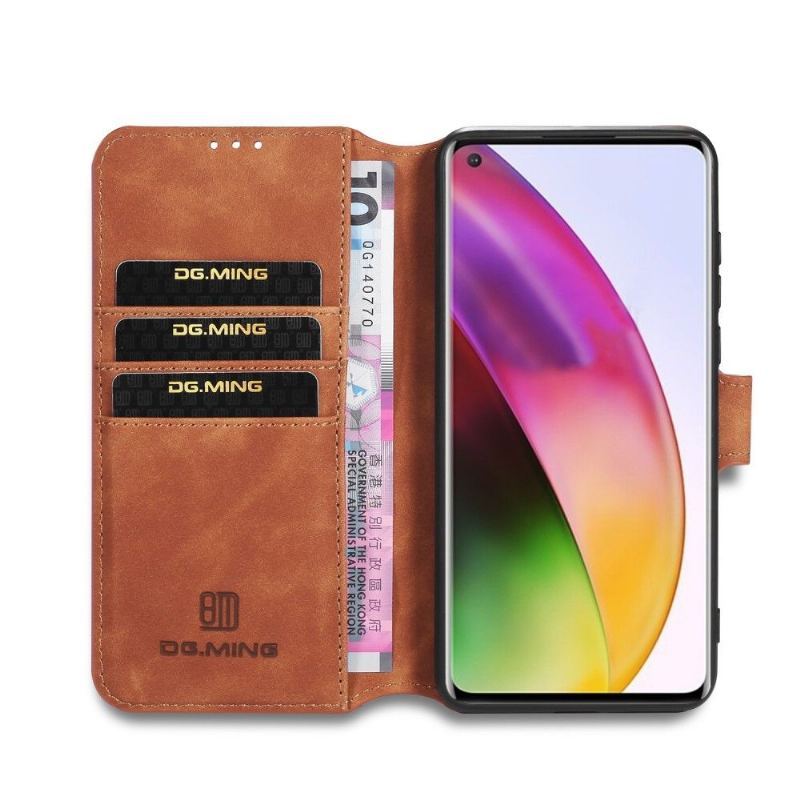 Etui Folio do OnePlus 8 Classic Dg Ming Styl Retro