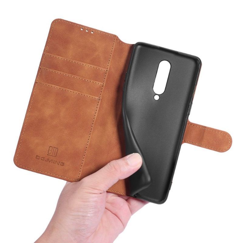 Etui Folio do OnePlus 8 Classic Dg Ming Styl Retro