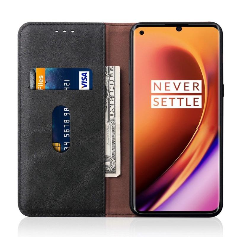 Etui Folio do OnePlus 8 Niebiańskie Etui Na Karty Ze Sztucznej Skóry