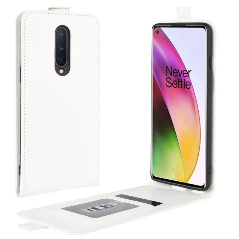 Etui Folio do OnePlus 8 Skórzany Futerał Ze Sztucznej Skóry W Pionie