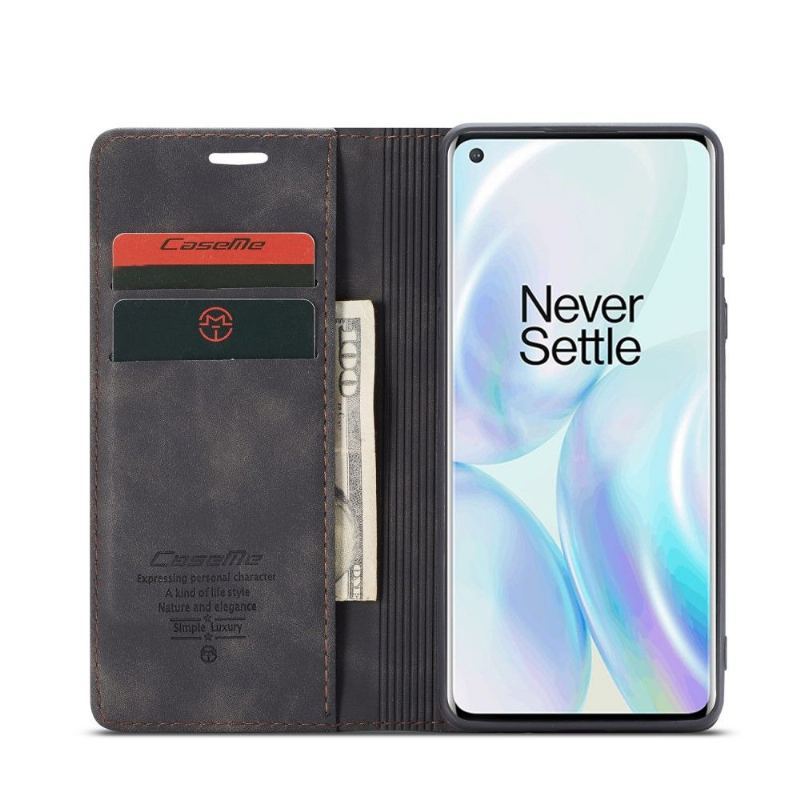 Skórzany Futerał do OnePlus 8 Anti-fall Golias Sztuczna Skóra