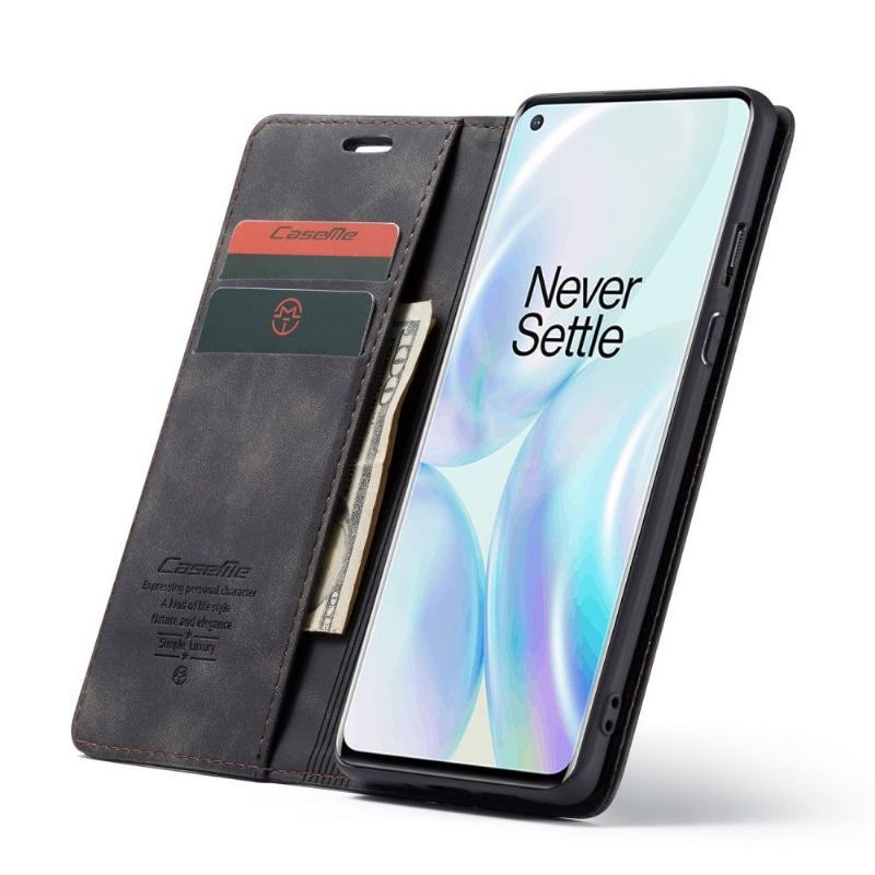 Skórzany Futerał do OnePlus 8 Anti-fall Golias Sztuczna Skóra