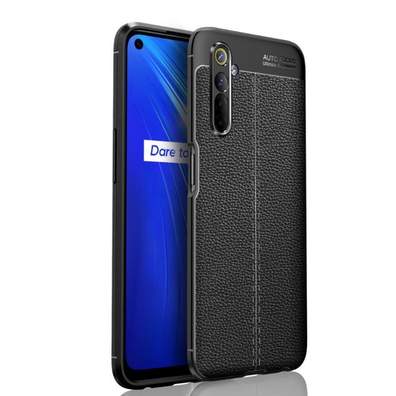 Etui do Realme 6 Biznes Ziarnisty Żel Wykończenie