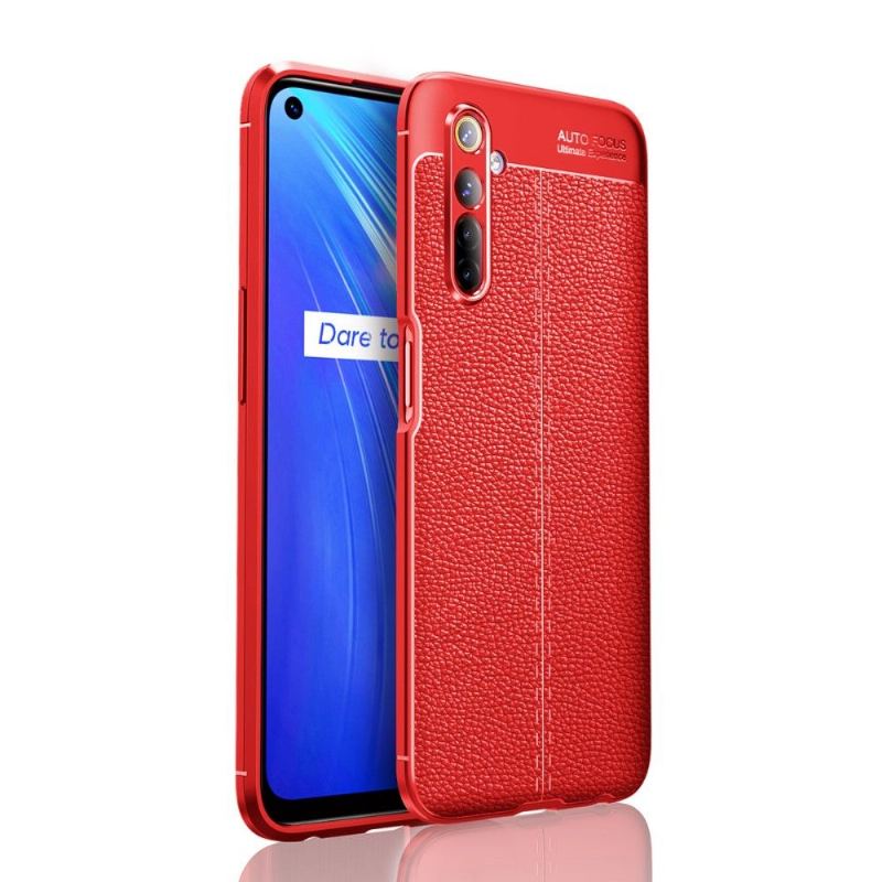 Etui do Realme 6 Biznes Ziarnisty Żel Wykończenie