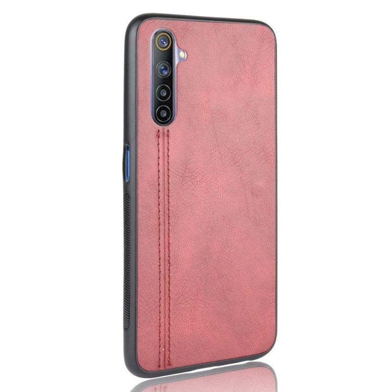 Etui do Realme 6 Skórzane Szwy