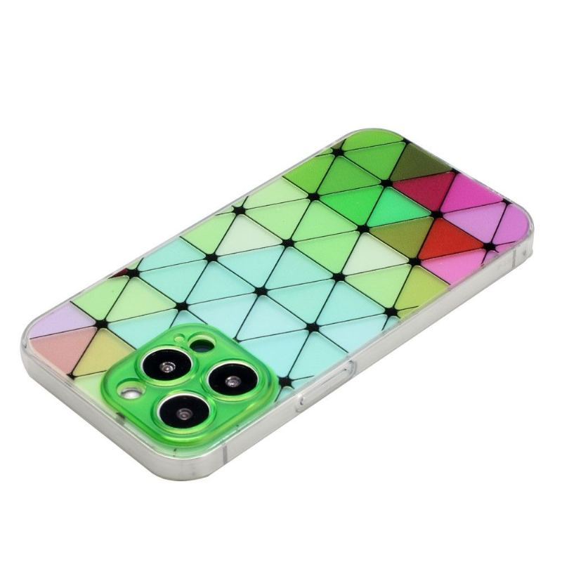 Etui do iPhone 13 Pro Anti-fall Mona Rhombus