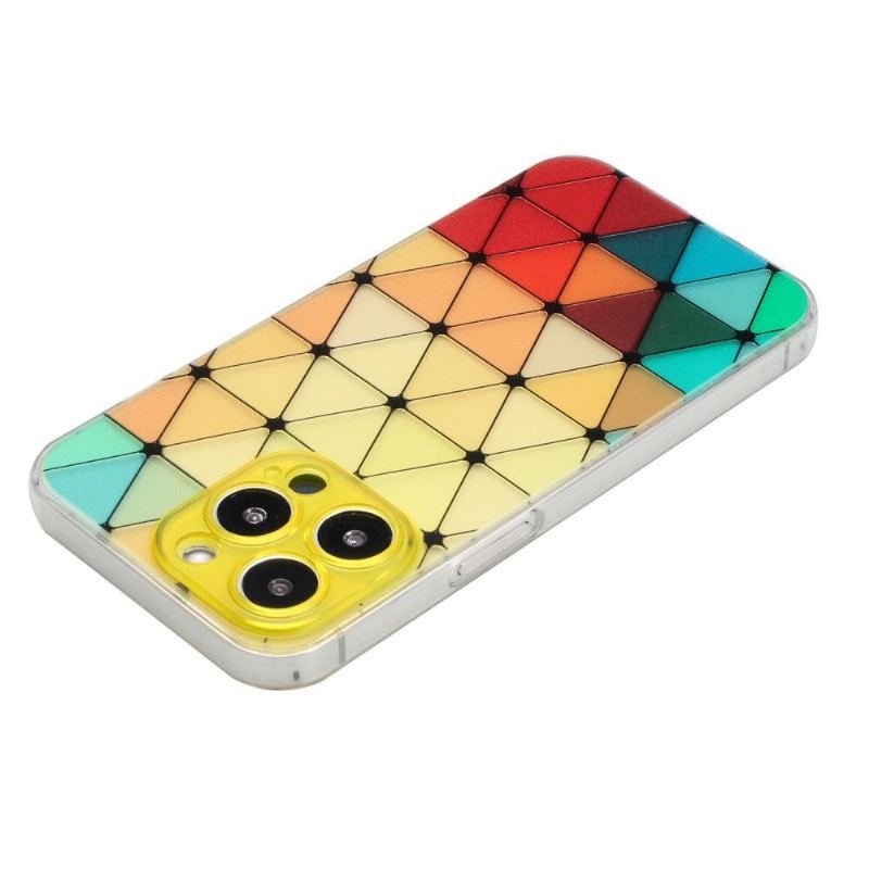 Etui do iPhone 13 Pro Anti-fall Mona Rhombus